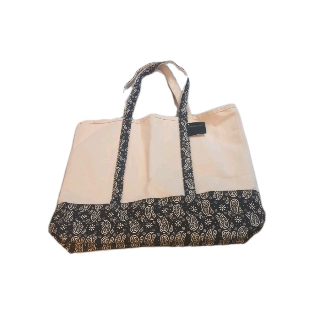 NWT Nicole's Boutique Canvas Tote Bag beach bag, College, Youth, Shopping, Etc‎